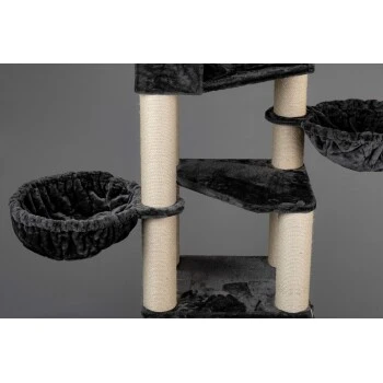 RHR Quality Kratzbaum Corner Coon Dunkelgrau 6 RHR Quality Kratzbaum Corner Coon Dunkelgrau – Bild 4