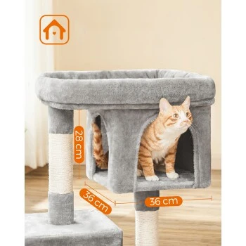 FEANDREA Kratzbaum 84cm Große Plattform 7 FEANDREA Kratzbaum 84cm Große Plattform – Bild 5