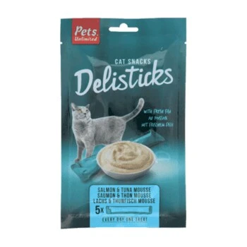 Pets Unlimited Delisticks 12x5x15g Lachs Und Thunfisch 3 Pets Unlimited Delisticks 12x5x15g Lachs Und Thunfisch