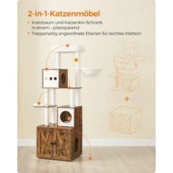 FEANDREA Kratzbaum 185cm Mit Katzenklo-Schrank Vintagebraun Braun 14 FEANDREA Kratzbaum 185cm Mit Katzenklo-Schrank Vintagebraun Braun -Catitea Geschaft 1fb368bc8bf0e694ec4c2a46b77c099a8b9e3c58 1666851 de DE 648943dfb48fa5478cd15011a659a64224f4aae54j3g0e