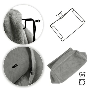 Lionto Katzenbett Für Heizungen Dunkelgrau 7 Lionto Katzenbett Für Heizungen Dunkelgrau – Bild 5