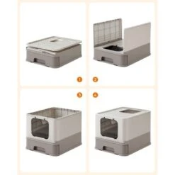 FEANDREA Katzentoilette, Mit Deckel Grau 18 FEANDREA Katzentoilette, Mit Deckel Grau -Catitea Geschaft 2703b305d5c36e1141217c217773ff66ad8cdc69 1483585 de DE 456ec3b0dbbdd29473db00470ffd1df78cfab407GzSfkg