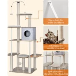 FEANDREA Kratzbaum 360° drehbare Plüschbälle 15 FEANDREA Kratzbaum 360° drehbare Plüschbälle -Catitea Geschaft 3687f0de45aacfacd94b6a4f95464f96571c701e 1497605 de DE 914d8271477942c0b6c61049a6a15d471083d3300NPse3