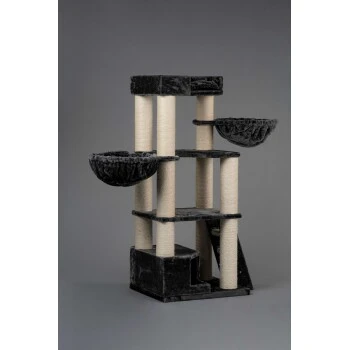 RHR Quality Kratzbaum Corner Coon Dunkelgrau 5 RHR Quality Kratzbaum Corner Coon Dunkelgrau – Bild 3