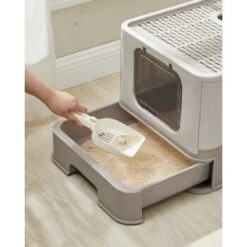 FEANDREA Katzentoilette, Mit Deckel Grau 13 FEANDREA Katzentoilette, Mit Deckel Grau -Catitea Geschaft 7213786623965af89350ce0408ea52ff7fdea55b 1483585 de DE 5d09f805a6dc5d9d3faef4dd2377e18e02e48487MqAEw2