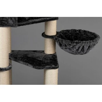 RHR Quality Kratzbaum Corner Coon Dunkelgrau 4 RHR Quality Kratzbaum Corner Coon Dunkelgrau – Bild 2