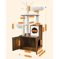 FEANDREA Kratzbaum Mit Katzentoilette Braun Braun -Catitea Geschaft d50d450fc1e10f13a9603e4b6fa5efb27058367a 1483588 de DE e8ebd17f283e8ea5a5b5322b4bc3d926e00fd49aDJoCZv