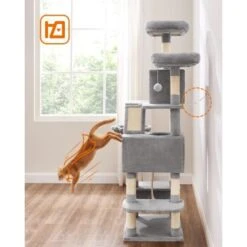 FEANDREA Katzenbaum 168cm Rauchgrau Hellgrau -Catitea Geschaft d5c4de2c9948f84d2cc3c5c9f2028def809efde1 1483584 de DE 24728acdafa14bc11ea5e36ad65b86df1695ad95kOp8zX