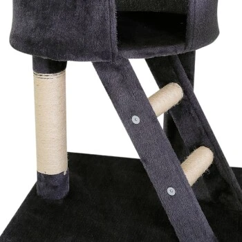 Lionto Kratzbaum XXL, Höhenverstellbar (230 - 250 Cm) Dunkelgrau 6 Lionto Kratzbaum XXL, Höhenverstellbar (230 - 250 Cm) Dunkelgrau – Bild 4