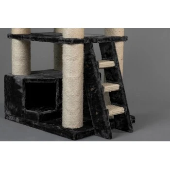 RHR Quality Kratzbaum Corner Coon Dunkelgrau 7 RHR Quality Kratzbaum Corner Coon Dunkelgrau – Bild 5